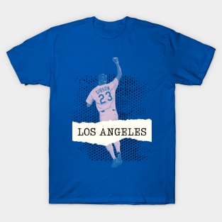 Kirk Gibson Los Angeles Baseball Minimalist T-Shirt